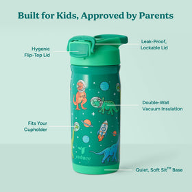 REDUCE Hydrate Pro Kids bottle with 30-hour cold retention in action.