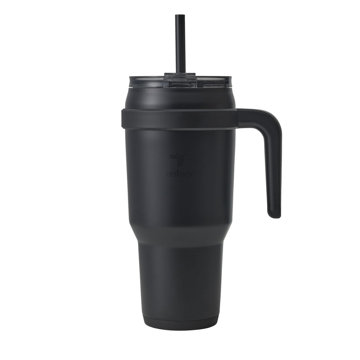 REDUCE Phantom 40oz tumbler side view with handle for easy on-the-go hydration