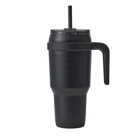 REDUCE Phantom 40oz tumbler side view with handle for easy on-the-go hydration