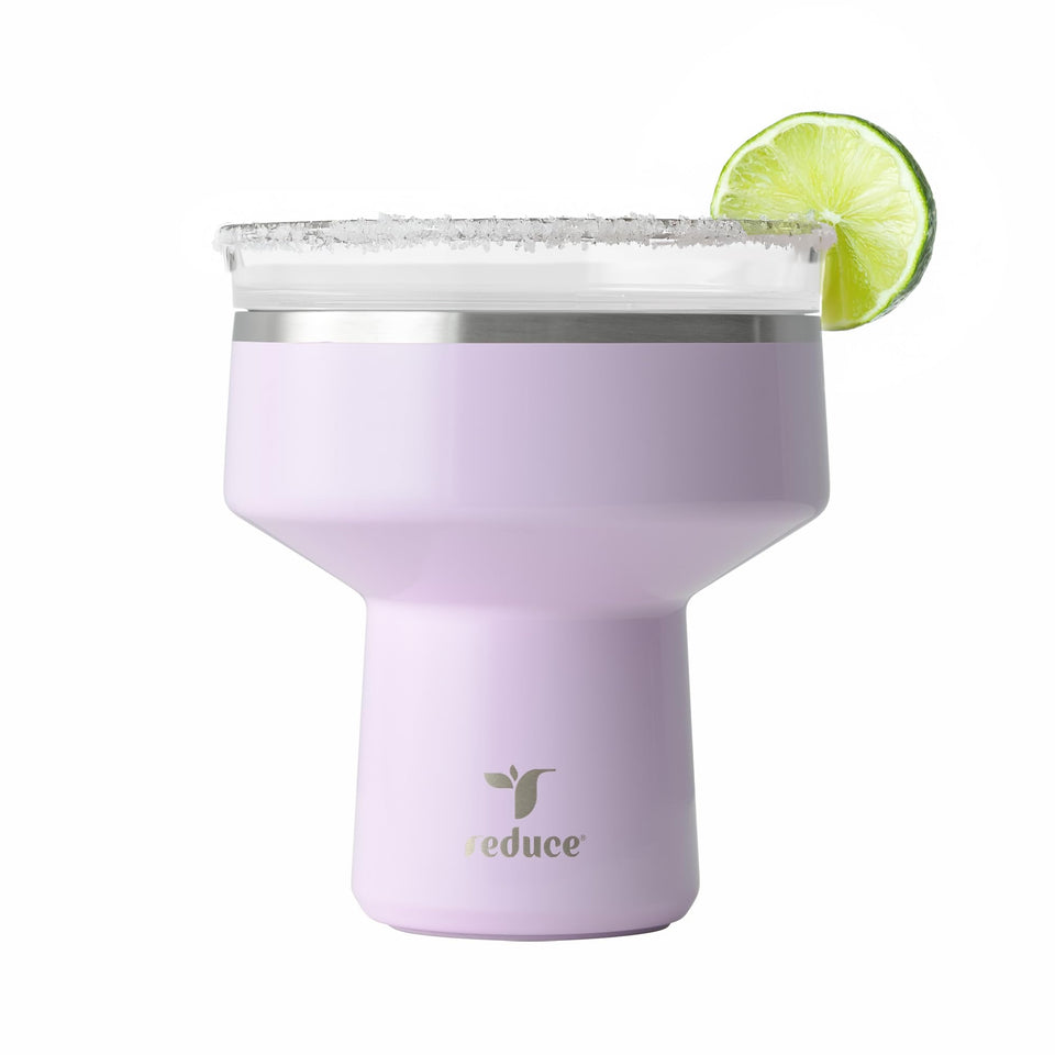 REDUCE Saltini 16oz cocktail tumbler with lid keeps drinks cold and secure for parties