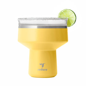 REDUCE Saltini 16oz cocktail tumbler with pineapple lid keeps drinks cool during gatherings