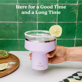 REDUCE Saltini 16 oz tumbler wide stem and soft-base for comfortable grip