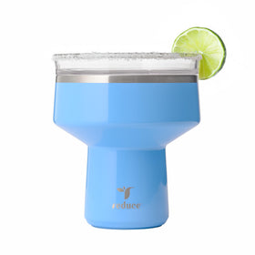 REDUCE Saltini 16oz tumbler with lid keeps drinks secure during outdoor gatherings.