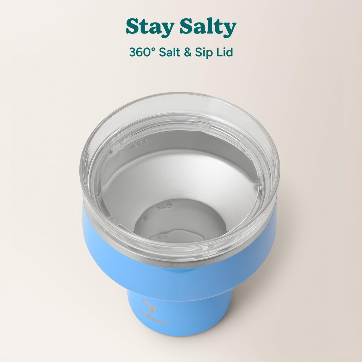 REDUCE Saltini keeps cocktails cold for up to 10 hours.