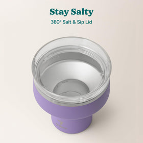 REDUCE Saltini glass-free design keeps gatherings mess-free.