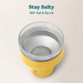 REDUCE Saltini wide stem and soft base ensure secure, quiet handling