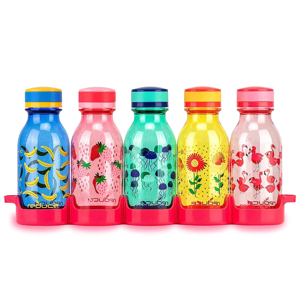 REDUCE WaterWeek 14 oz Tritan bottle front view, lightweight and reusable for daily hydration