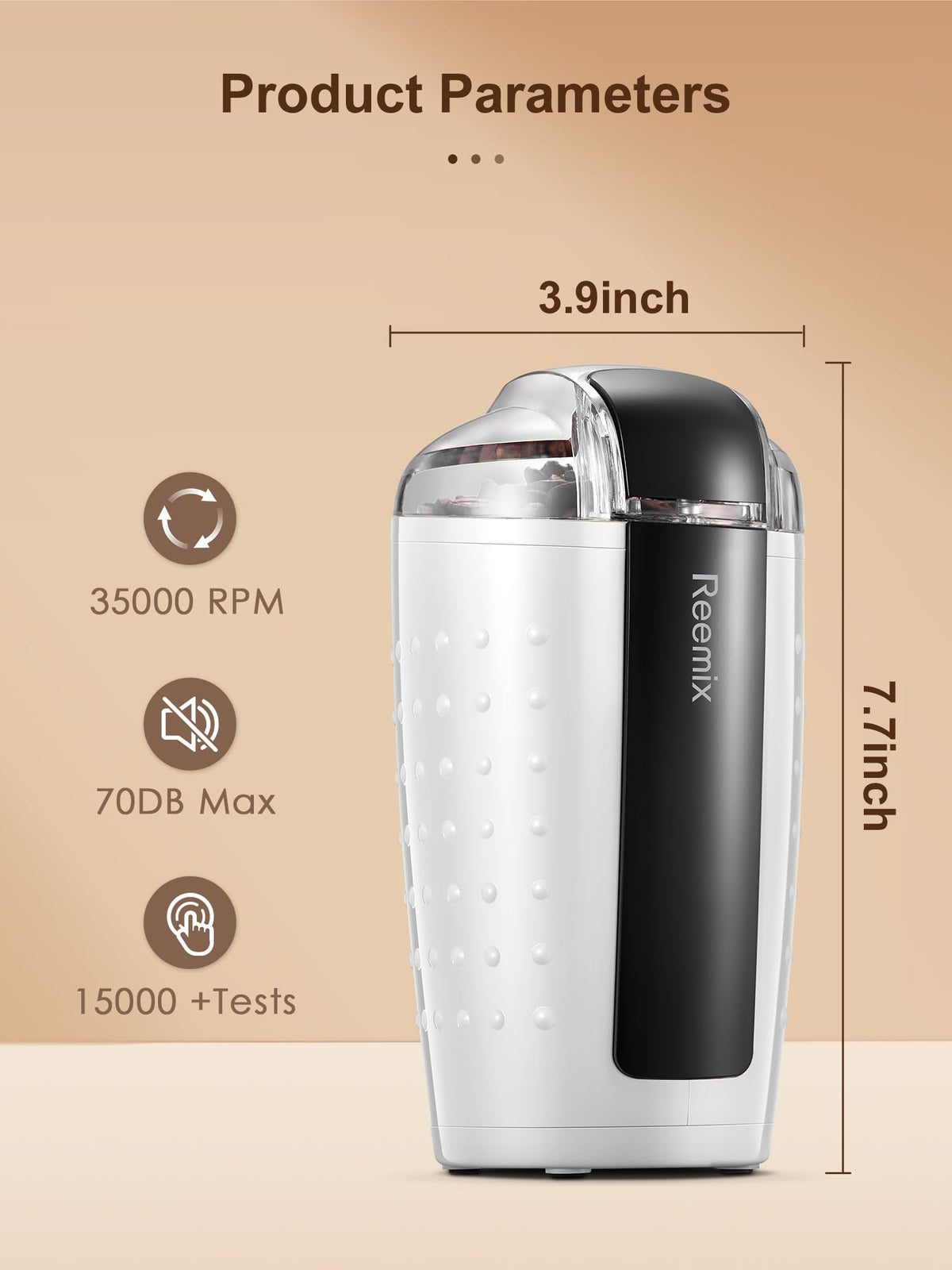 Reemix easy-clean interior simplifies post-use maintenance.