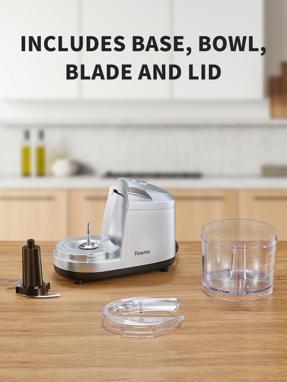 Reemix dishwasher-safe parts simplify cleaning after preparing ingredients