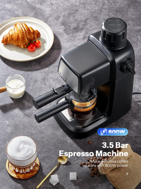 Reemix Espresso Machine steam wand in use for creamy milk drinks