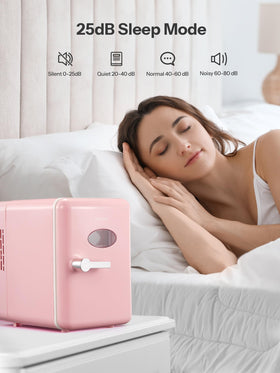 Reemix mini fridge adjustable thermostat enables cooling or warming