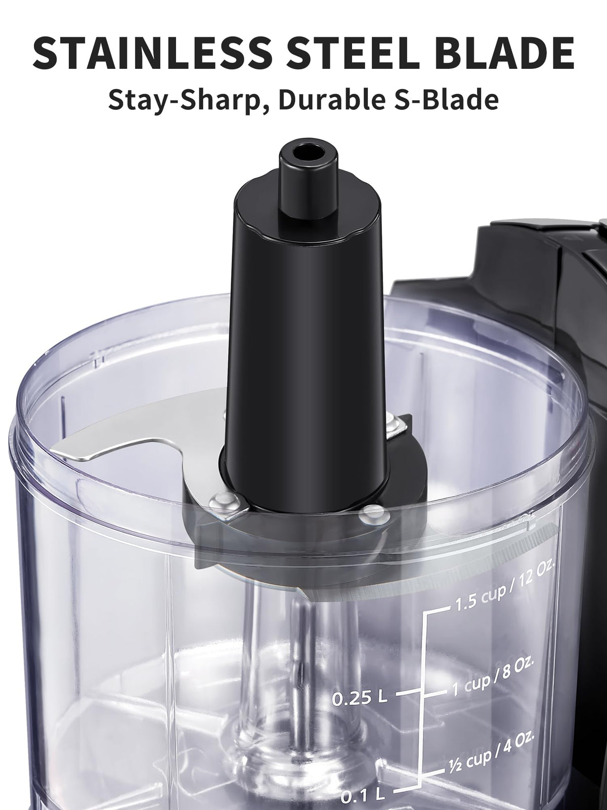 Reemix one-five cup chopper in operation speeds up prep tasks