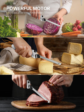 Reemix Z3042 electric knife uses a 6-inch wire for stable power.