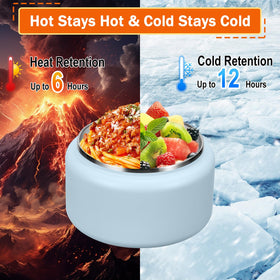 Reeple hot meal jar supports soups stews and sandwiches on the go