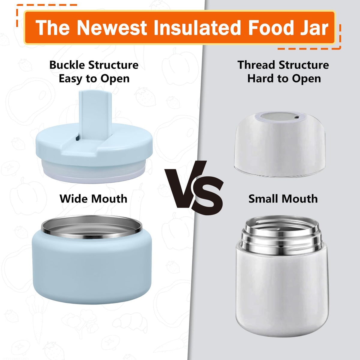Reeple jar features 360-degree leak-proof gasket to prevent spills
