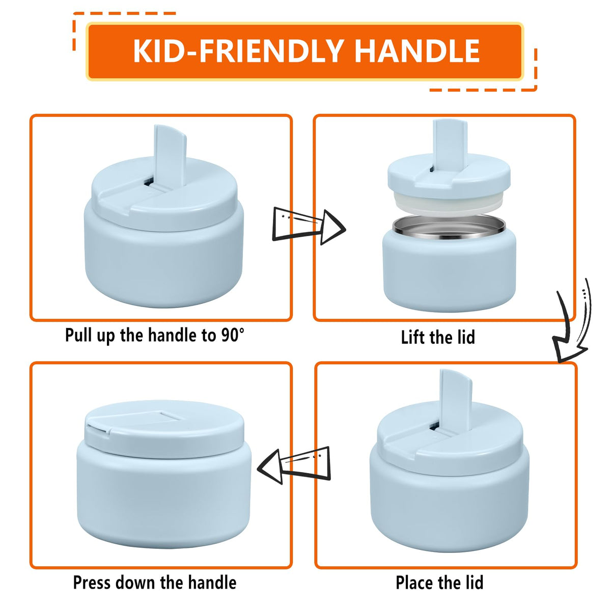 Reeple stainless steel vacuum-sealed jar preserves temperature across commutes