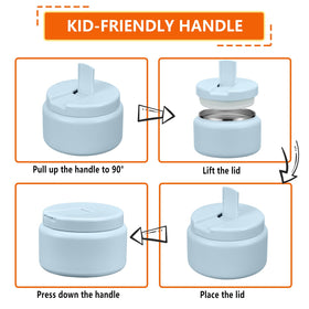 Reeple stainless steel vacuum-sealed jar preserves temperature across commutes