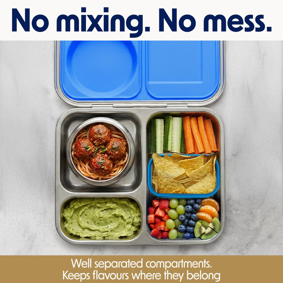 REFQAH raised lid and silicone sleeve ensure secure, durable closure