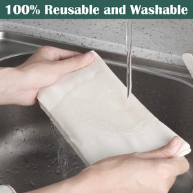 Reginary cheesecloth with tight 40x40 weave, efficient filtration in action.