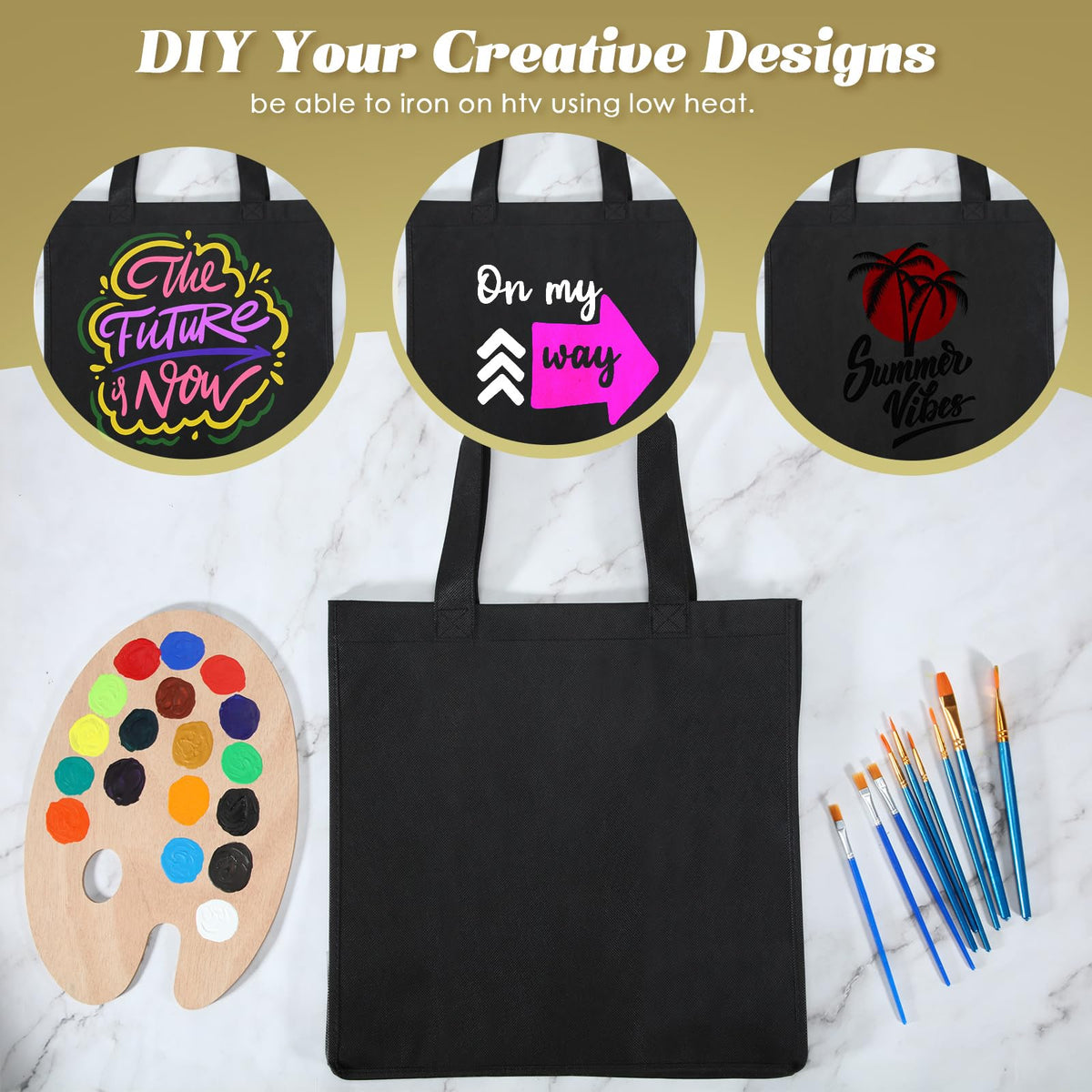 Reginary foldable tote is portable for travel and on-the-go shopping.