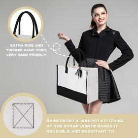 Reginary large-capacity tote bag ideal for daily gear and shopping