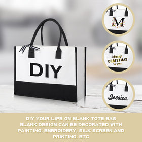 Reginary tote bag showing built-in cushion bottom protecting belongings
