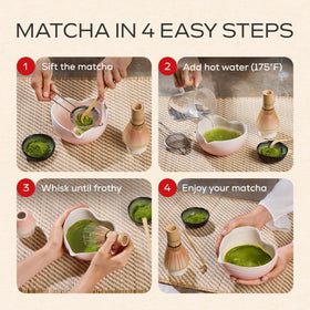 Rehny's five-piece set supports a complete matcha routine