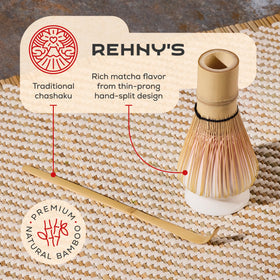 Rehny's pink ritual desk setup emphasizes calm, focused preparation