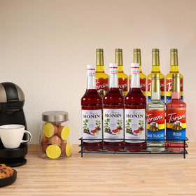 Rehuei syrup bottle holder keeping bottles secure and accessible