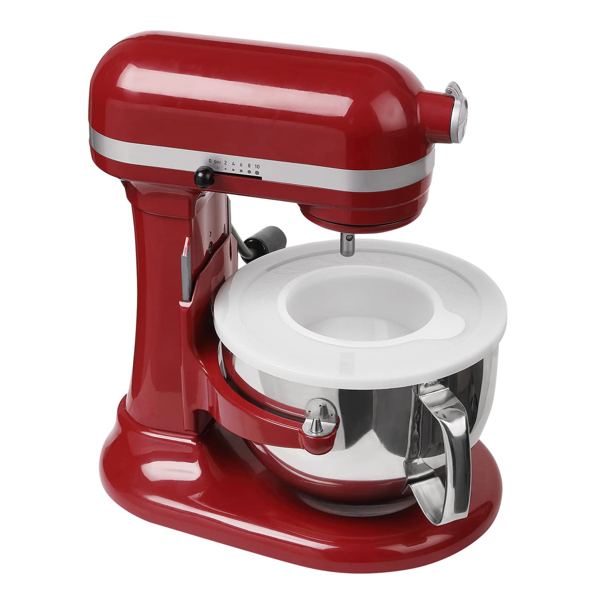 Reikame anti-splash lid during blending keeps counters clean.