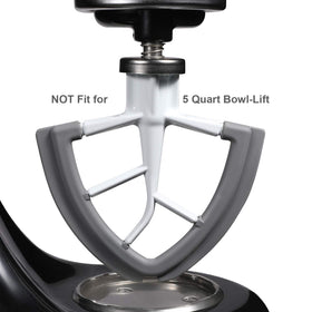 Reikame Flex Edge Beater safely scrapes the bowl without scratching, after mixing.