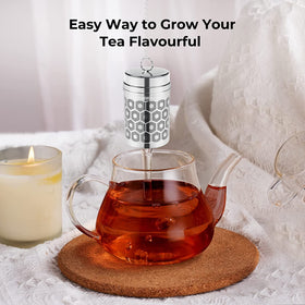 Reinmoson loose-leaf infuser stays versatile for many leaves.