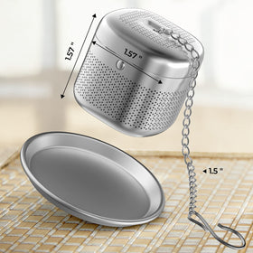 Reinmoson 304 stainless steel tea infuser resists rust