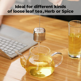 Reinmoson tea infuser fits mugs and teapots of various sizes