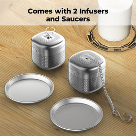 Reinmoson stainless steel tea infuser is easy to clean