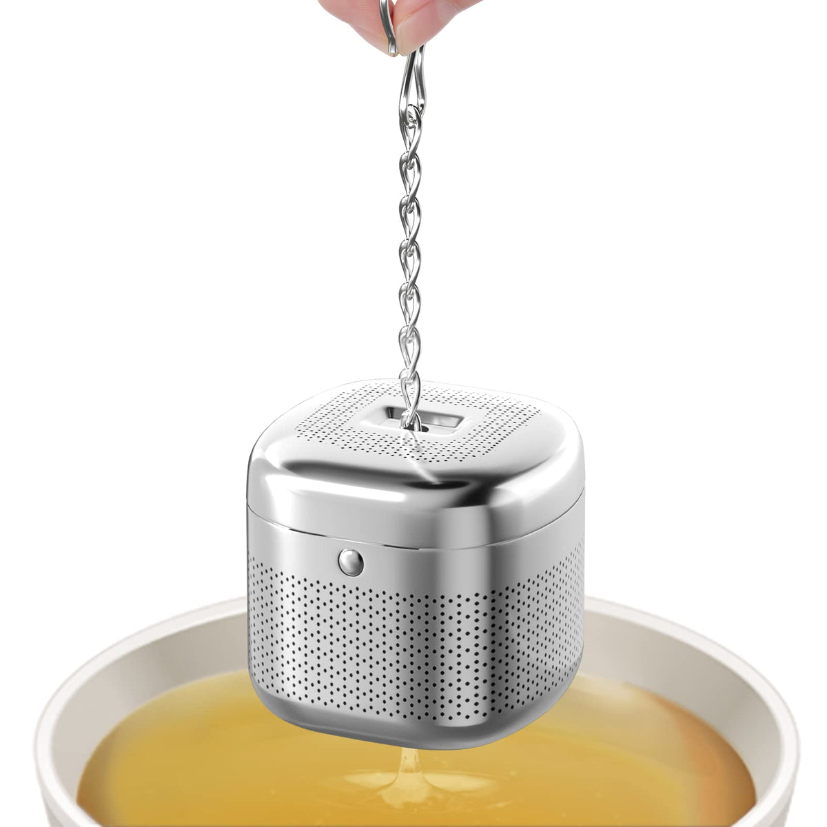 Reinmoson ultra-fine mesh tea ball for clean infusions