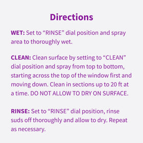 Rejuvenate Window Cleaner after cleaning leaves a streak-free shine on glass surfaces