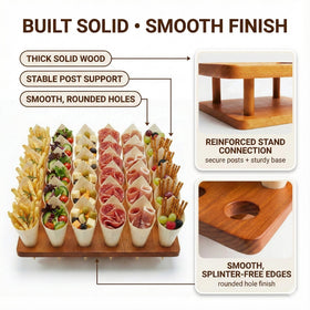 Relaxing Garden food-truck counter display elevates on-the-go dessert and snack presentation.