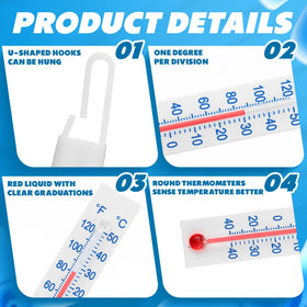 Relaxweex dual-scale readout shows Fahrenheit and Celsius at a glance.