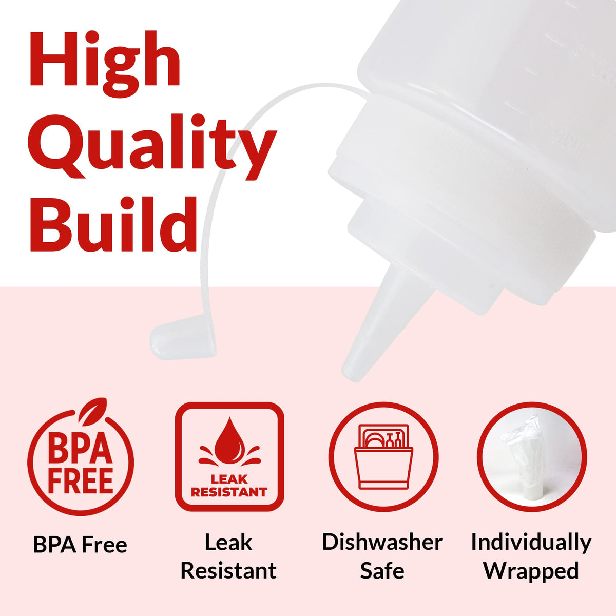 Reli bottle highlighting the precise dispensing tip for controlled portions.