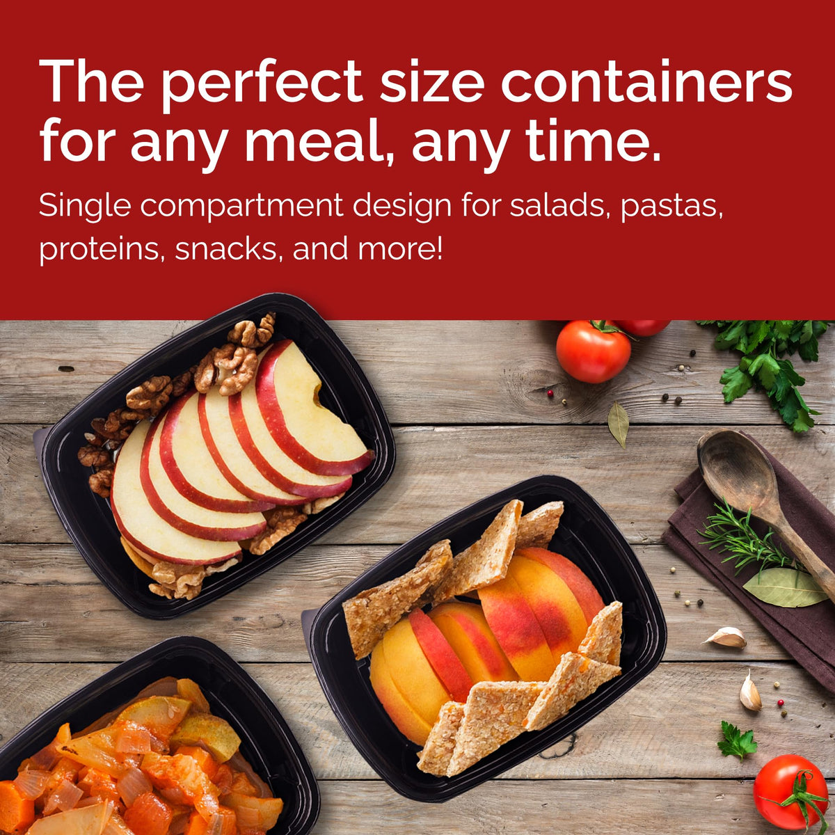 Reli durable plastic construction supports frequent meal prep.