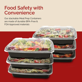 Reli leak-proof meal prep container to prevent spills.