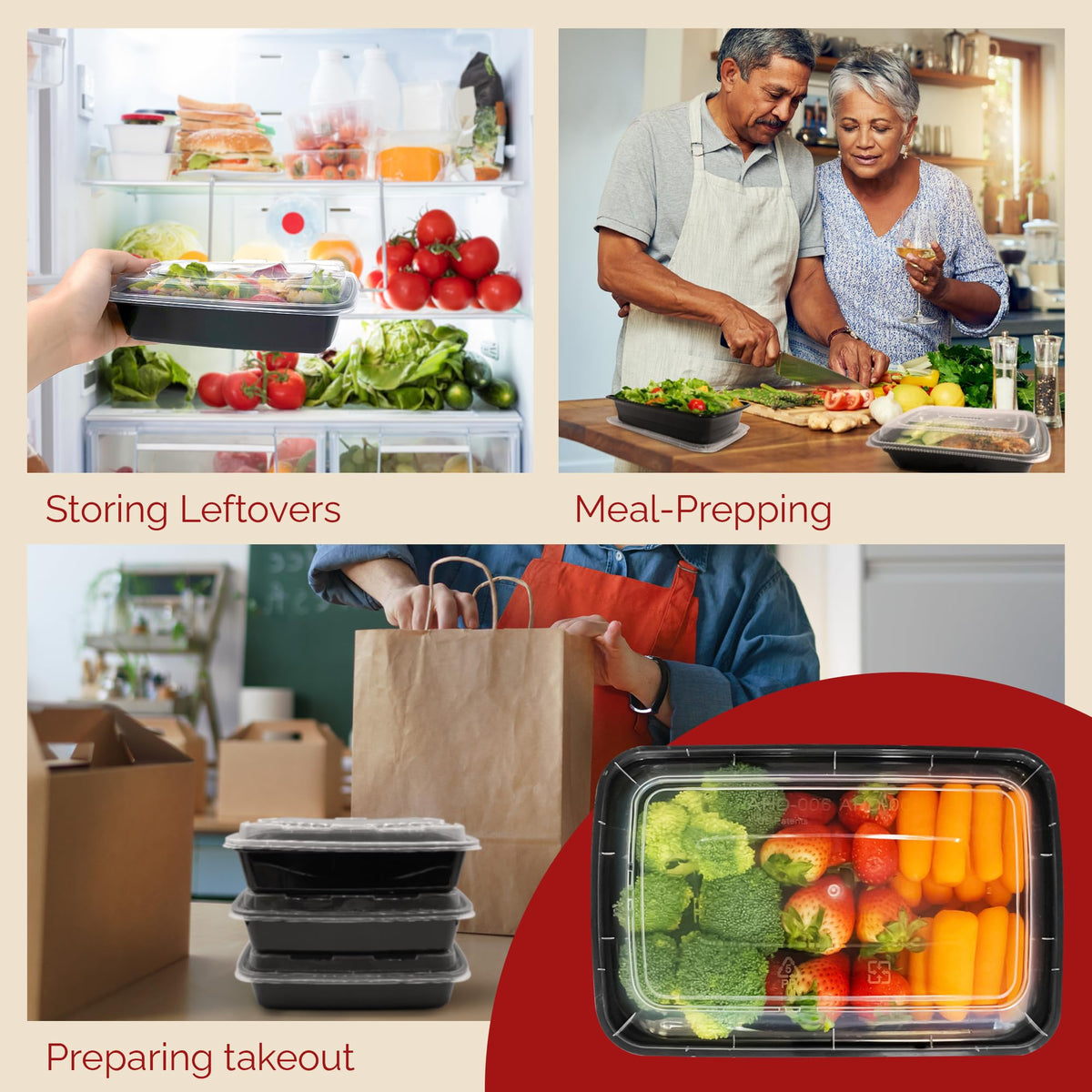 Reli to-go meal container 32oz perfect for lunches.