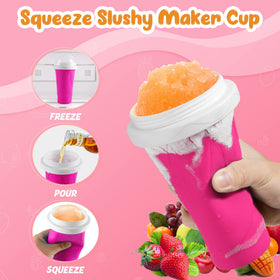 RELPOM Slushie Cup uses safe silicone and PP materials designed for repeated use.