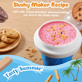 RELPOM Slushie Cup uses food-grade silicone and PP for safe, reusable fun