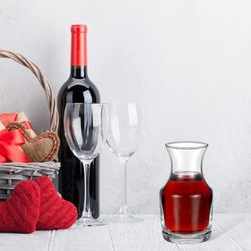 Remagr 6.5 oz capacity wine carafe emphasizes portion control for tastings.