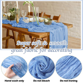 Remagr boho runners drape beautifully on rectangular or round tables.