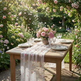 Remagr reusable durable table runner ideal for bridal showers and holidays