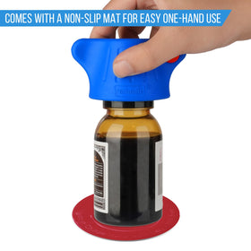 Remedic in-use demonstration showing smooth lid twisting