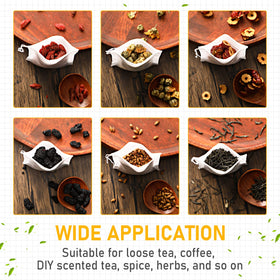 Remerry tea bags size 2-75x3-54 inches for 6-8 g loose tea
